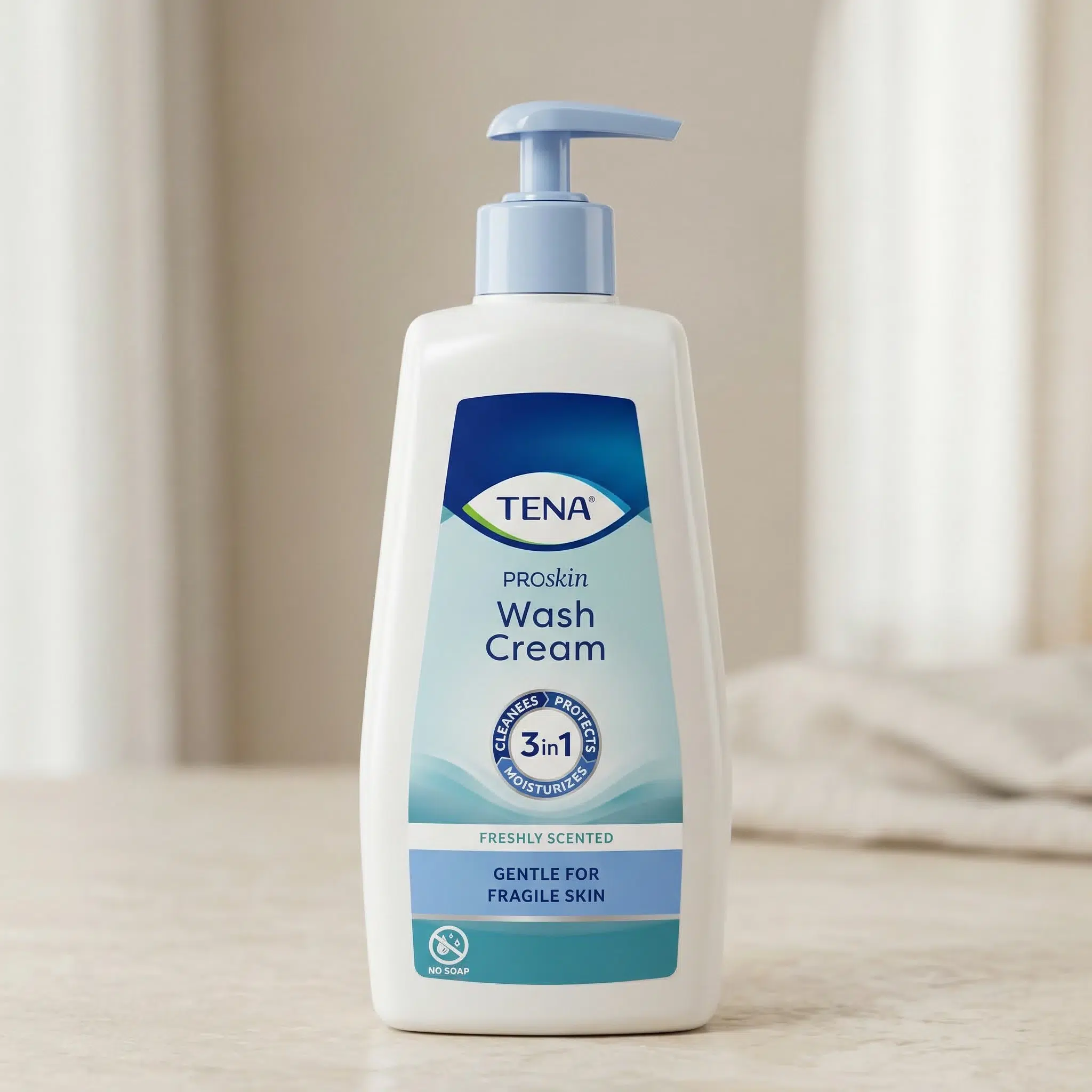 tena wash cream