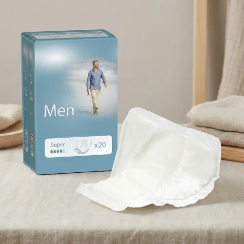 AMD Super, protection incontinence homme, couche pour adulte, absorption élevée, paquet de 20.